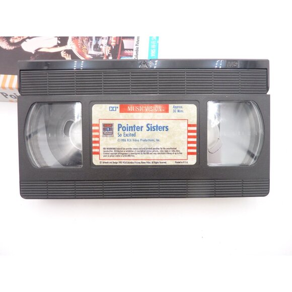 Pointer Sisters So excited VHS - Picture 4 of 6
